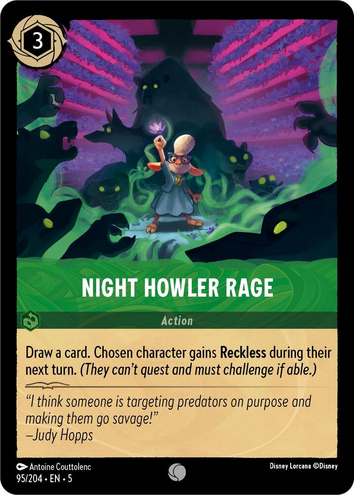 [Foil] Set 5 095/204 Night Howler Rage C