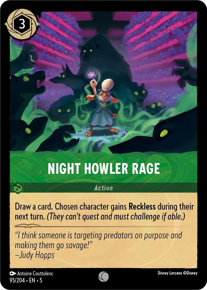 Set 5 095/204 Night Howler Rage C