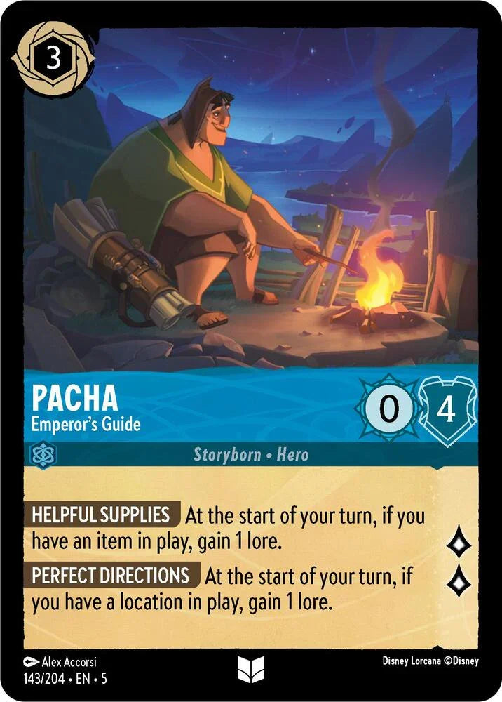 Set 5 143/204 Pacha - Emperor's Guide U