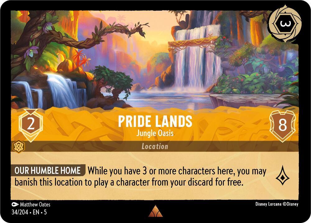 Set 5 034/204 Pride Lands - Jungle Oasis R