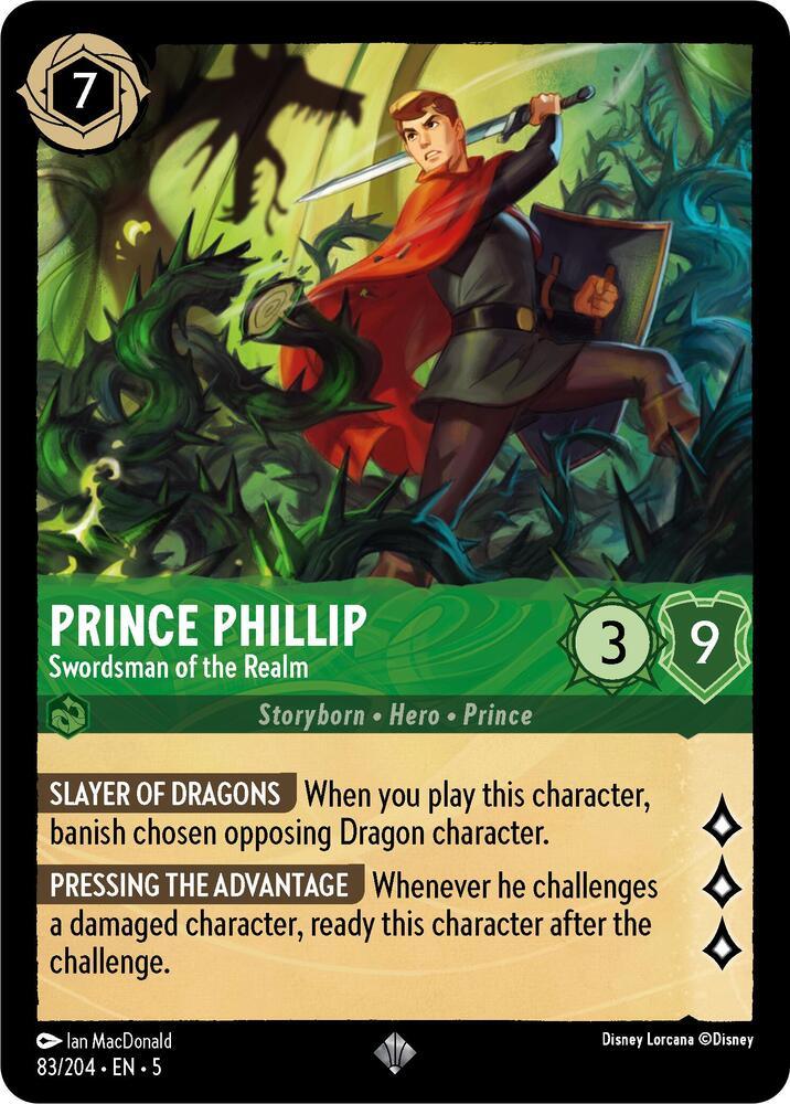 Set 5 083/204 Prince Phillip - Swordsman of the Realm SR