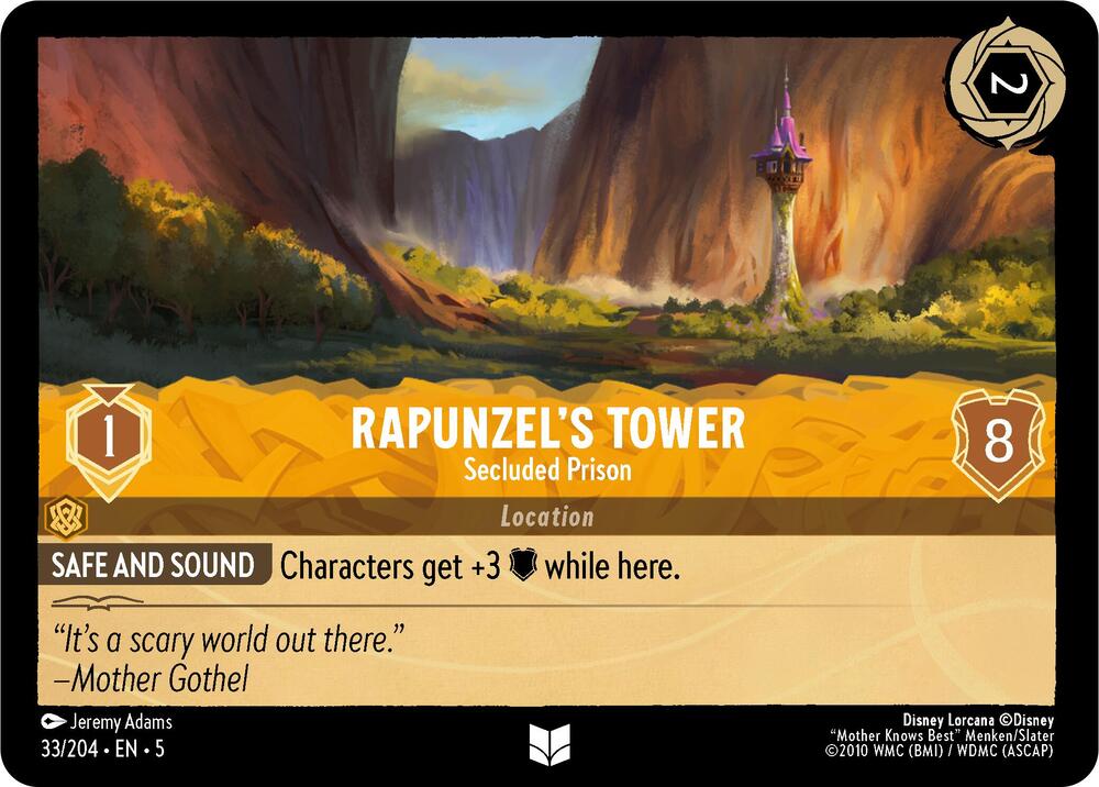 [Foil] Set 5 033/204 Rapunzel's Tower - Secluded Prison U