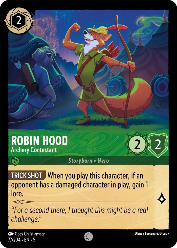 Set 5 077/204 Robin Hood - Archery Contestant C