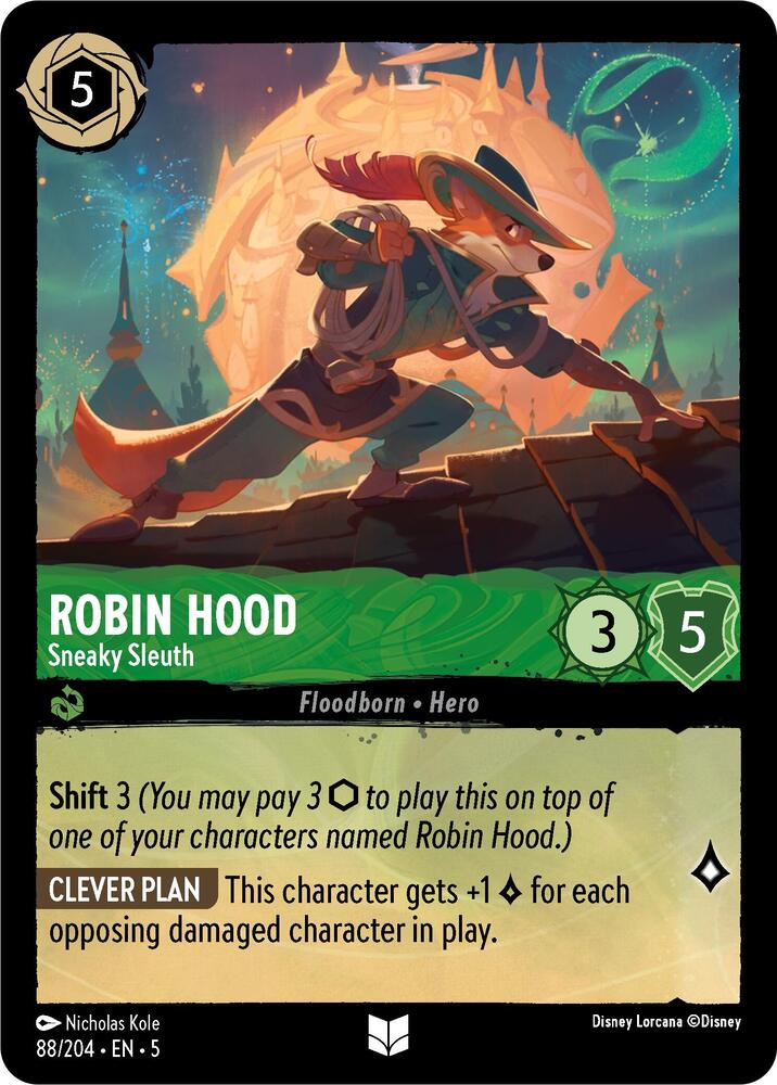 [Foil] Set 5 088/204 Robin Hood - Sneaky Sleuth U