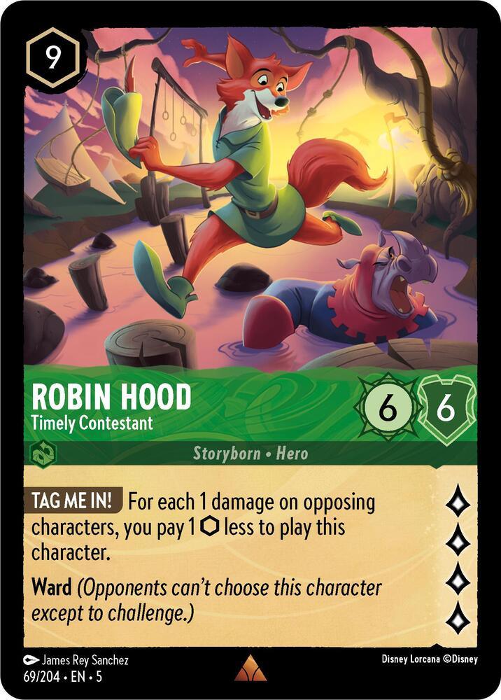 Set 5 069/204 Robin Hood - Timely Contestant R