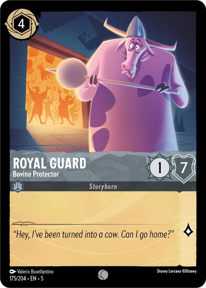 [Foil] Set 5 175/204 Royal Guard - Bovine Protector C