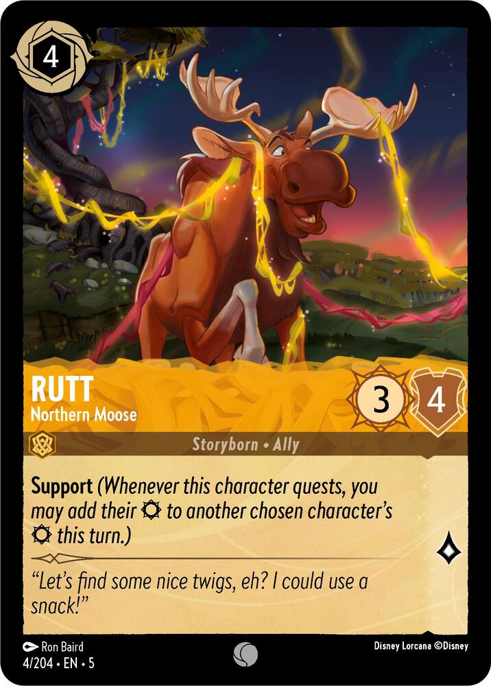 [Foil] Set 5 004/204 Rutt - Northern Moose C
