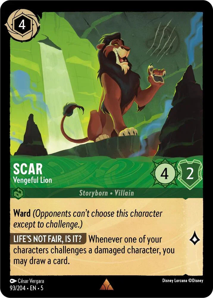 Set 5 093/204 Scar - Vengeful Lion R