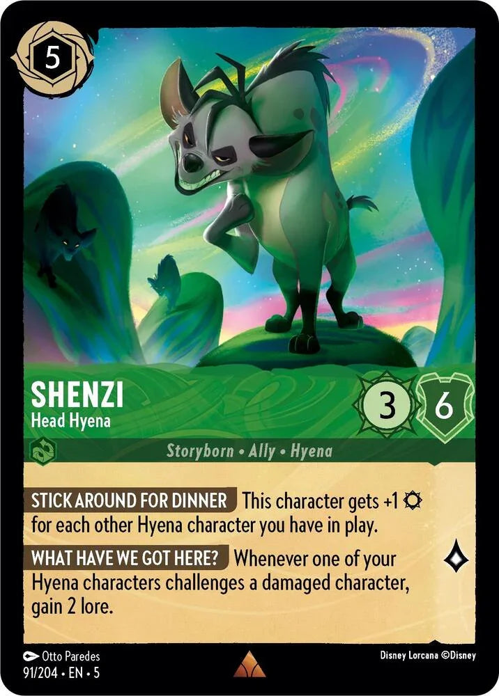 Set 5 091/204 Shenzi - Head Hyena R