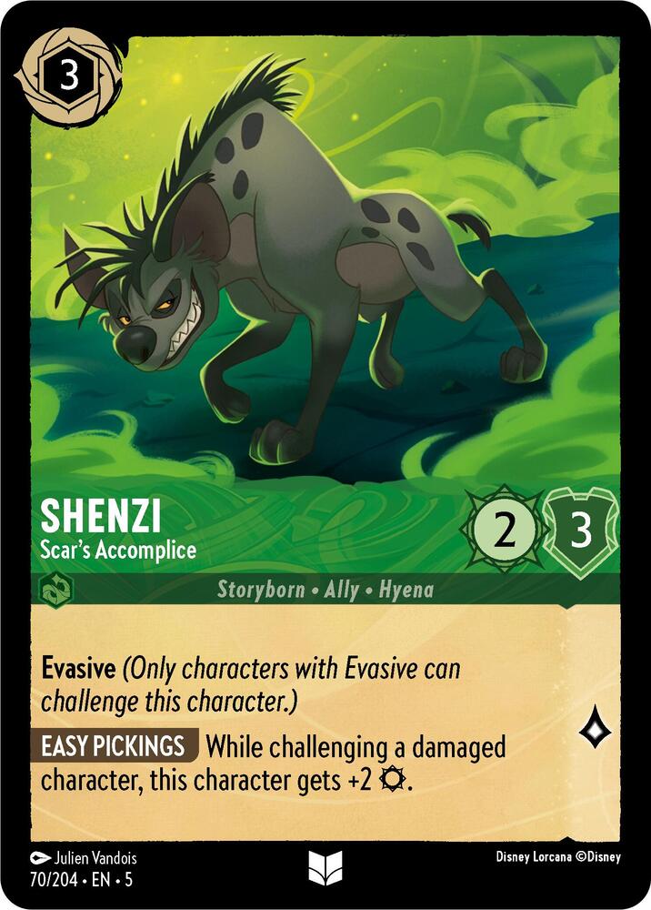 [Foil] Set 5 070/204 Shenzi - Scar's Accomplice U