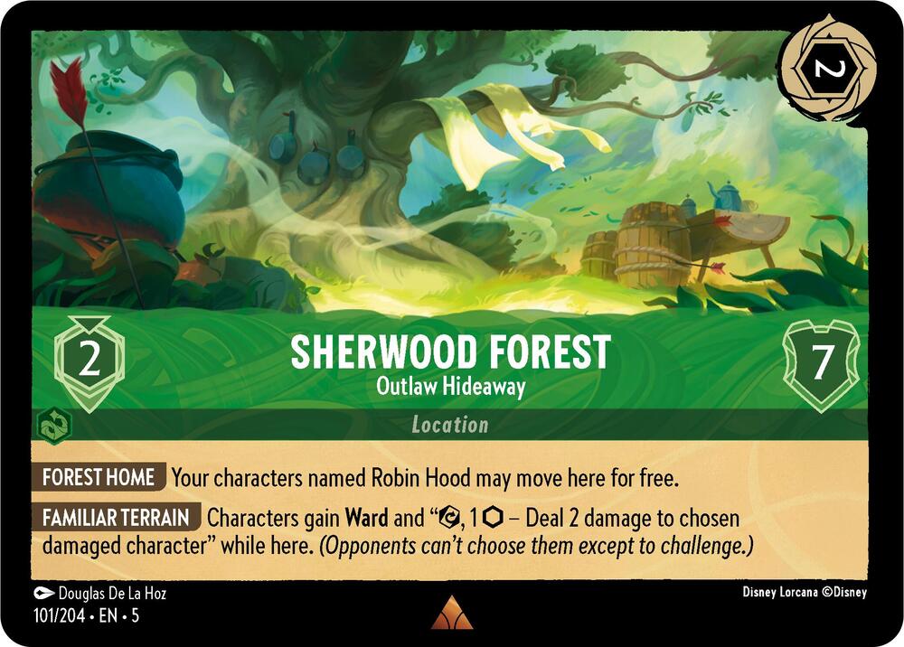 [Foil] Set 5 101/204 Sherwood Forest - Outlaw Hideaway R
