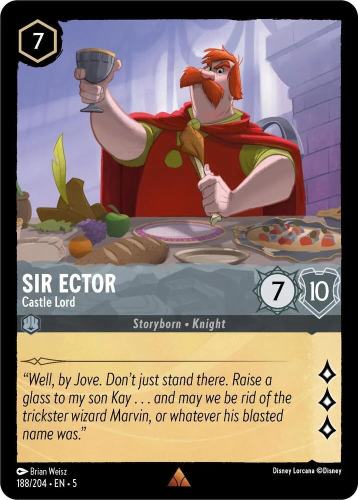 Set 5 188/204 Sir Ector - Castle Lord R