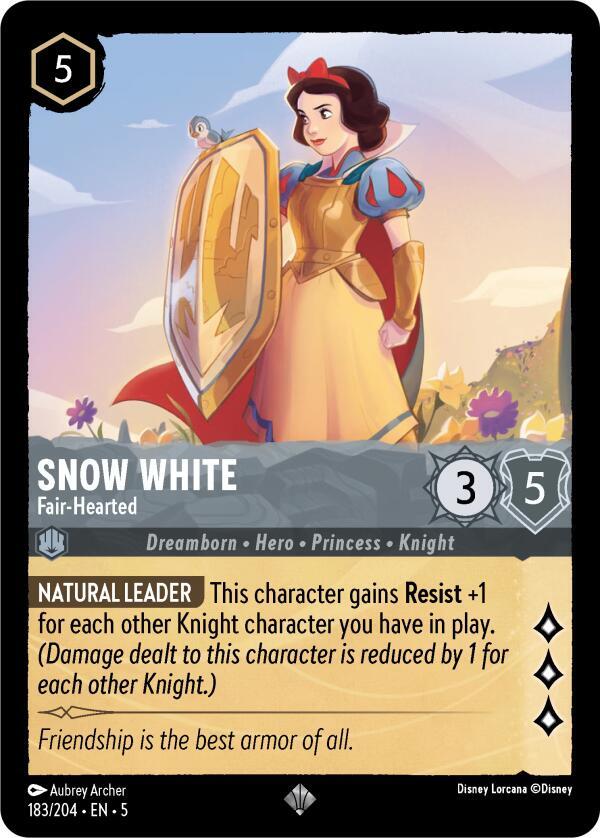 [Foil] Set 5 183/204 Snow White - Fair-Hearted SR