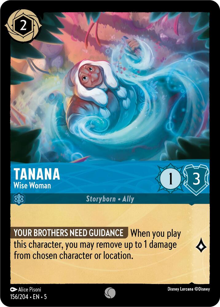 [Foil] Set 5 156/204 Tanana - Wise Woman C