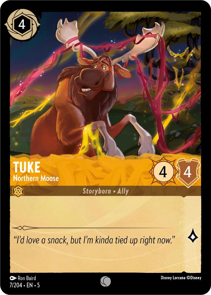 [Foil] Set 5 007/204 Tuke - Northern Moose C