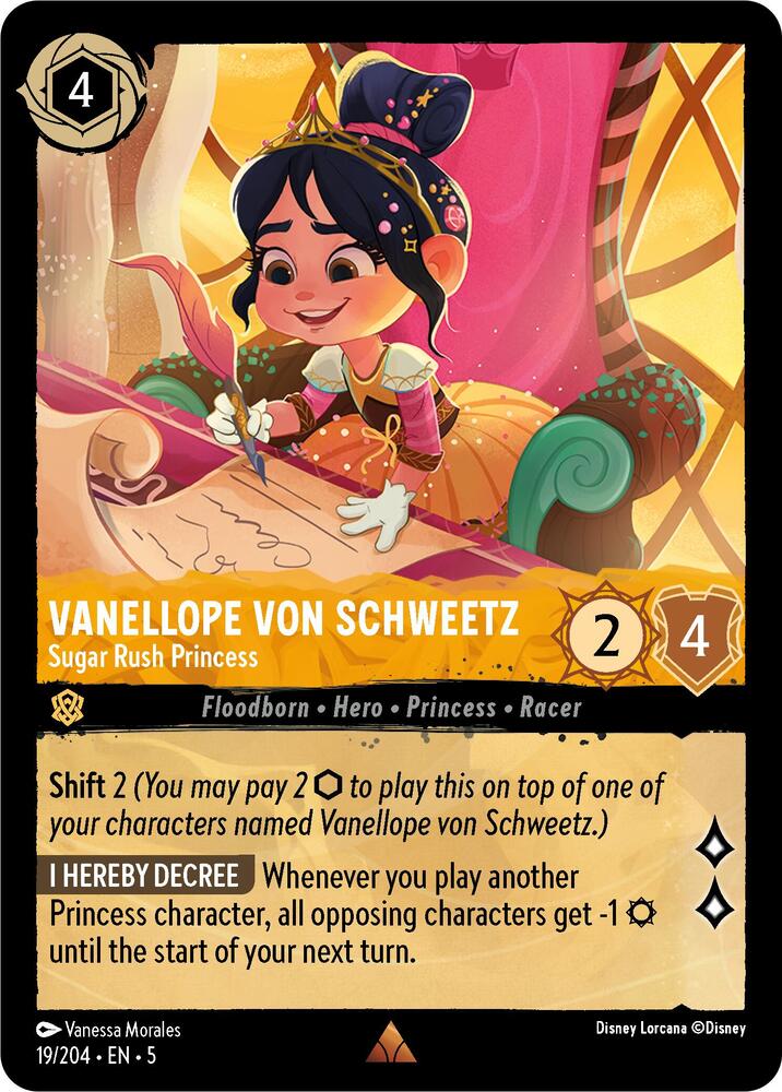 [Foil] Set 5 019/204 Vanellope von Schweetz - Sugar Rush Princess R