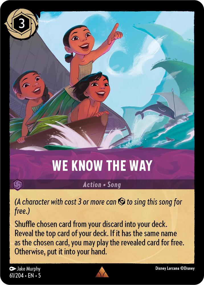 [Foil] Set 5 061/204 We Know the Way R