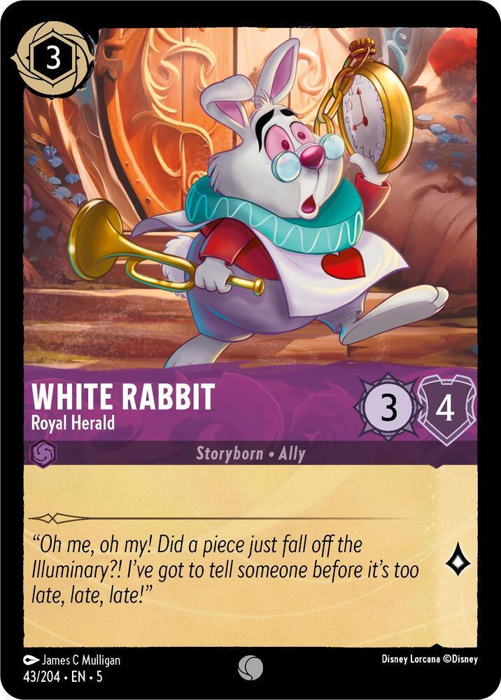 Set 5 043/204 White Rabbit - Royal Herald C