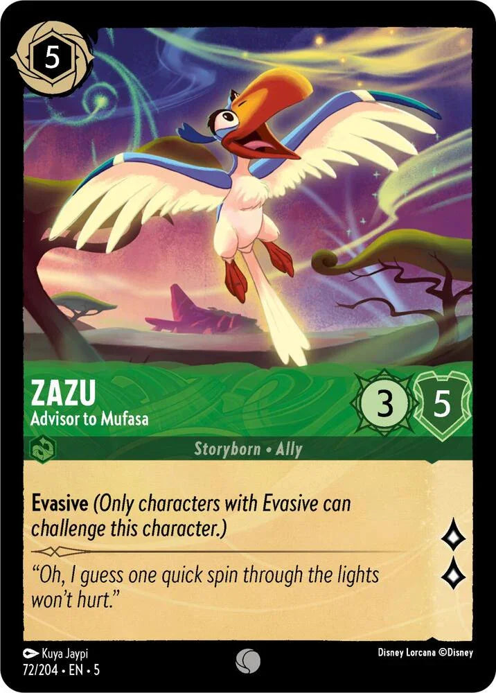 Set 5 072/204 Zazu - Advisor to Mufasa C