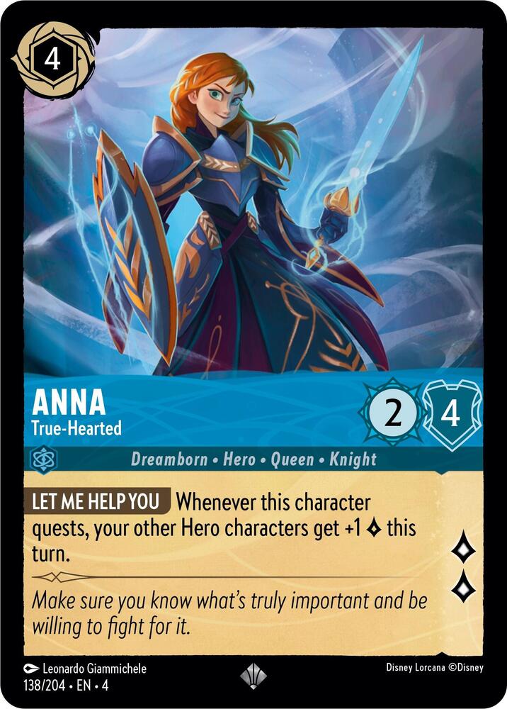 [Foil] Set 4 138/204 Anna - True-Hearted SR