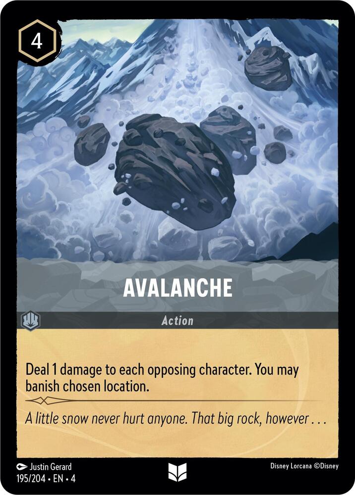 Set 4 195/204 Avalanche U