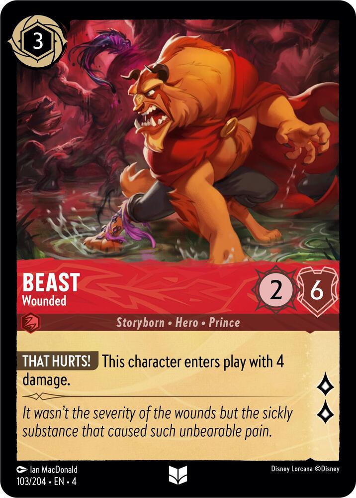 Set 4 103/204 Beast - Wounded U