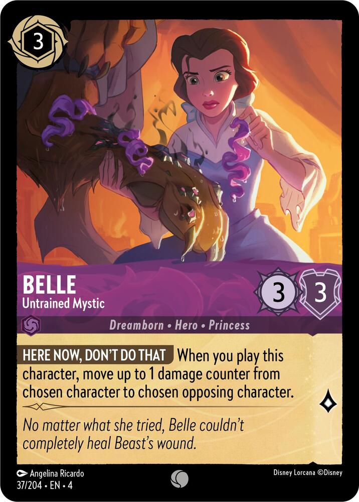 Set 4 037/204 Belle - Untrained Mystic C