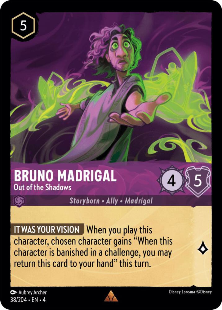 [Foil] Set 4 038/204 Bruno Madrigal - Out of the Shadows R