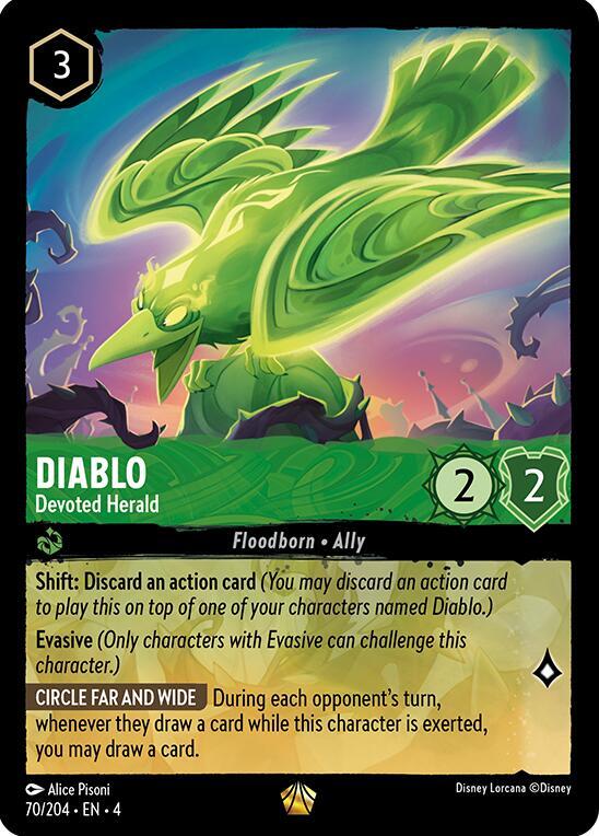 [Foil] Set 4 070/204 Diablo - Devoted Herald L