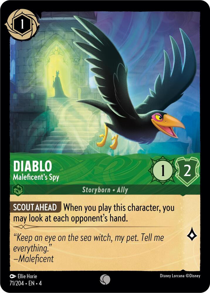 [Foil] Set 4 071/204 Diablo - Maleficent's Spy C