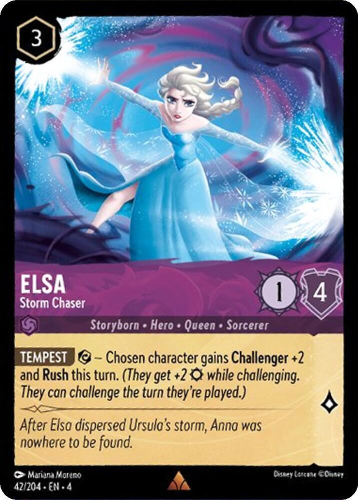 [Foil] Set 4 042/204 Elsa - Storm Chaser R