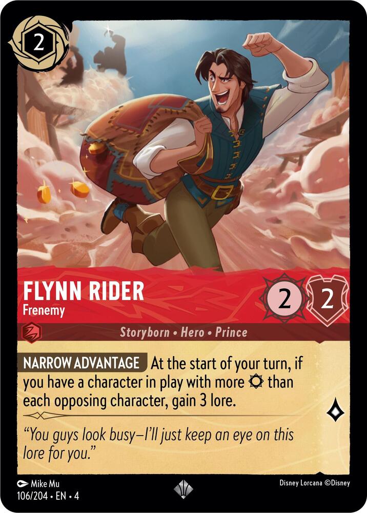 [Foil] Set 4 106/204 Flynn Rider - Frenemy SR