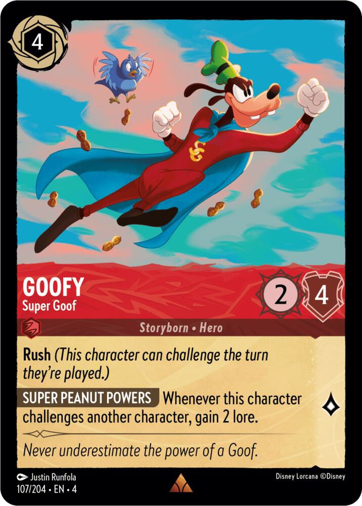 [Foil] Set 4 107/204 Goofy - Super Goof R