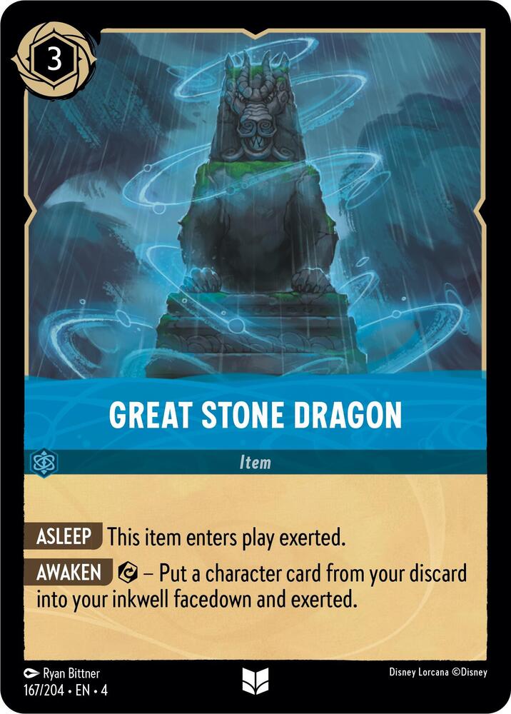 Set 4 167/204 Great Stone Dragon U