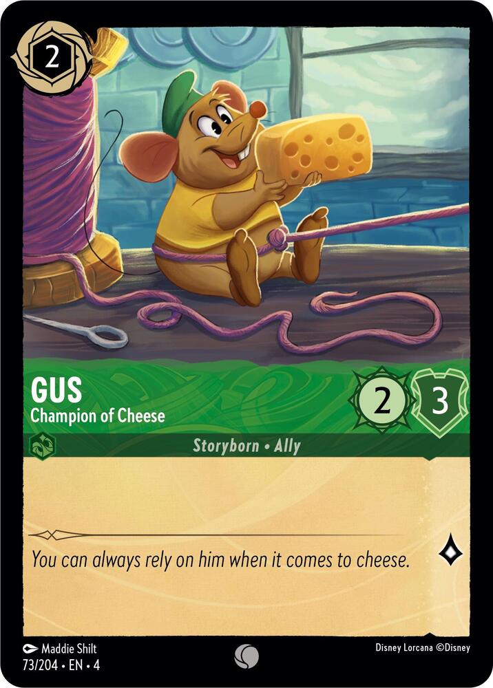 [Foil] Set 4 073/204 Gus - Champion of Cheese C