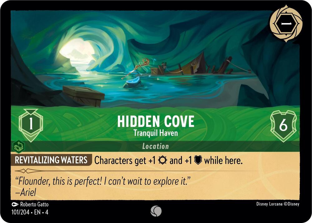 [Foil] Set 4 101/204 Hidden Cove - Tranquil Haven C