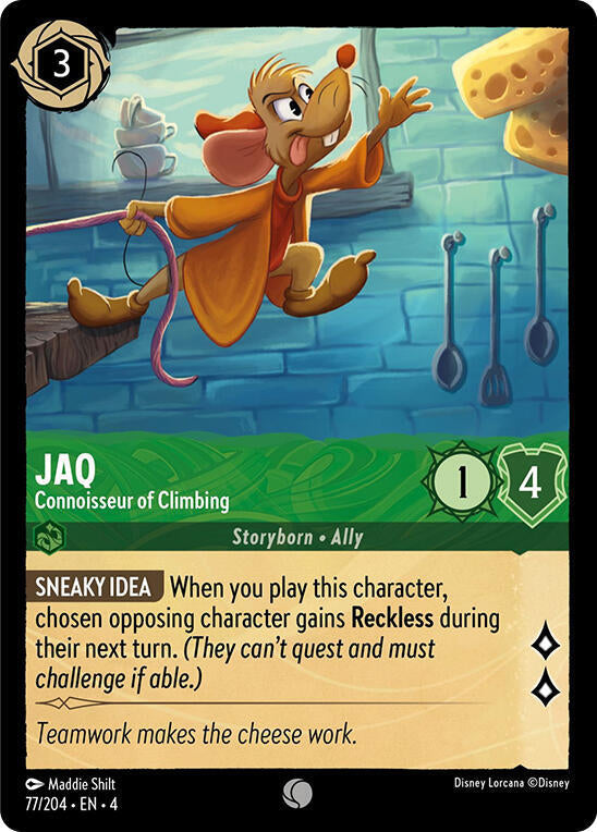[Foil] Set 4 077/204 Jaq - Connoisseur of Climbing C