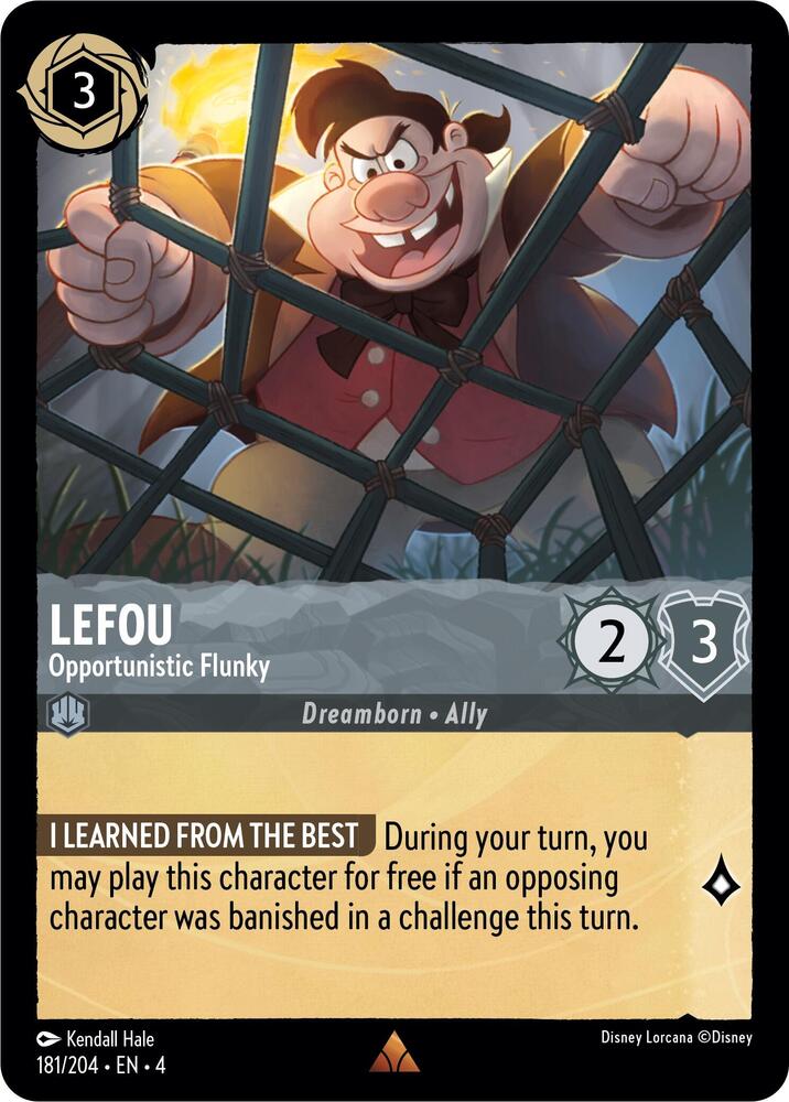 Set 4 181/204 LeFou - Opportunistic Flunky R