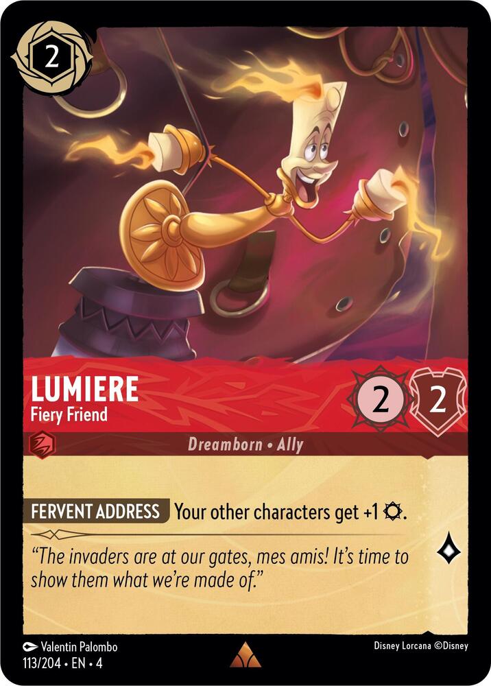 [Foil] Set 4 113/204 Lumiere - Fiery Friend R