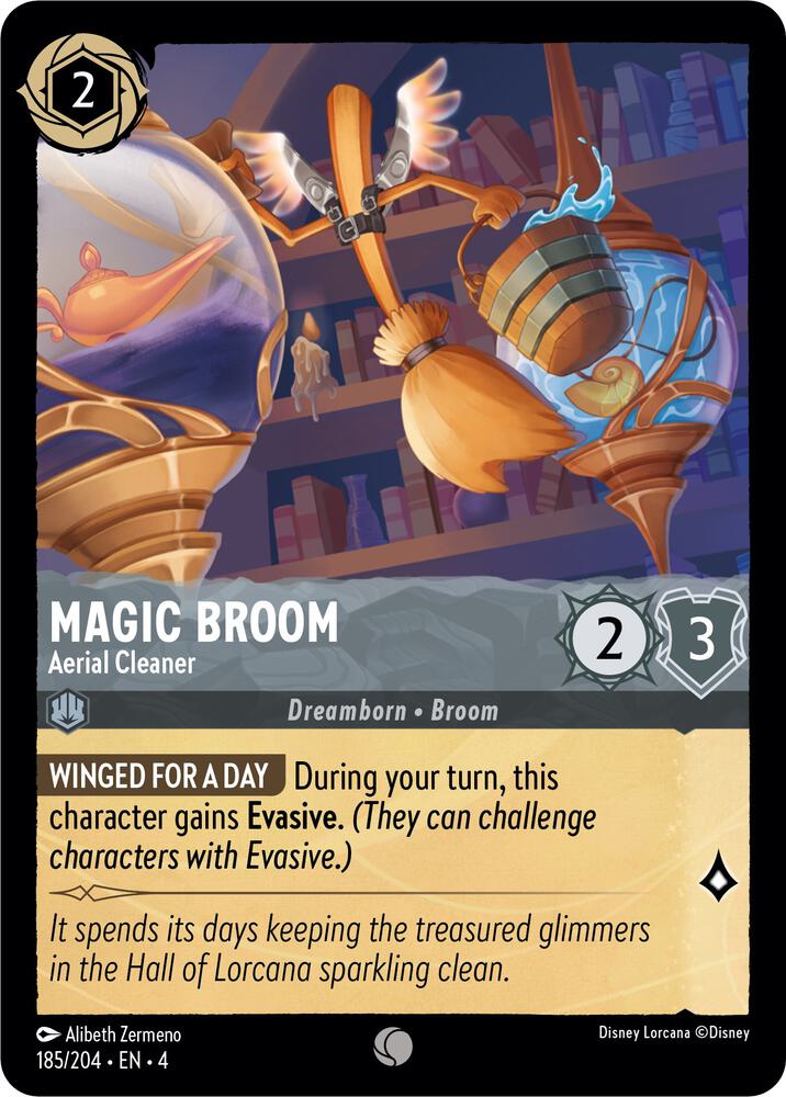 [Foil] Set 4 185/204 Magic Broom - Aerial Cleaner C