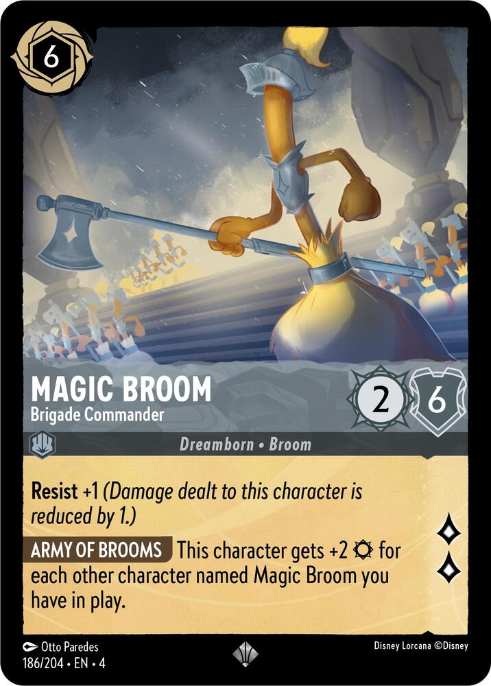 Set 4 186/204 Magic Broom - Brigade Commander SR
