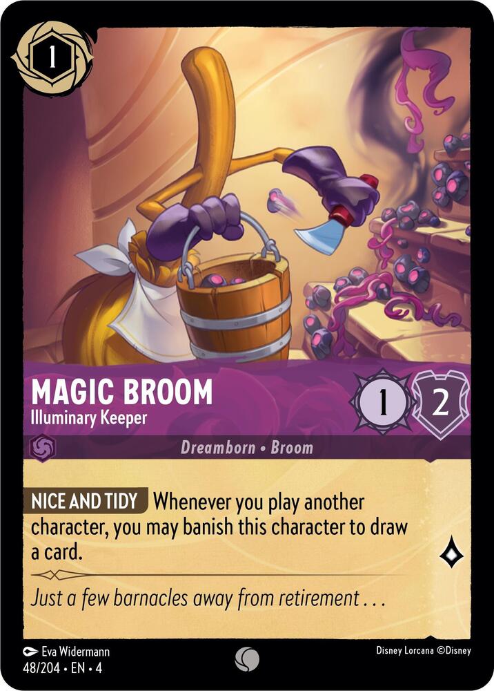 [Foil] Set 4 048/204 Magic Broom - Illuminary Keeper C