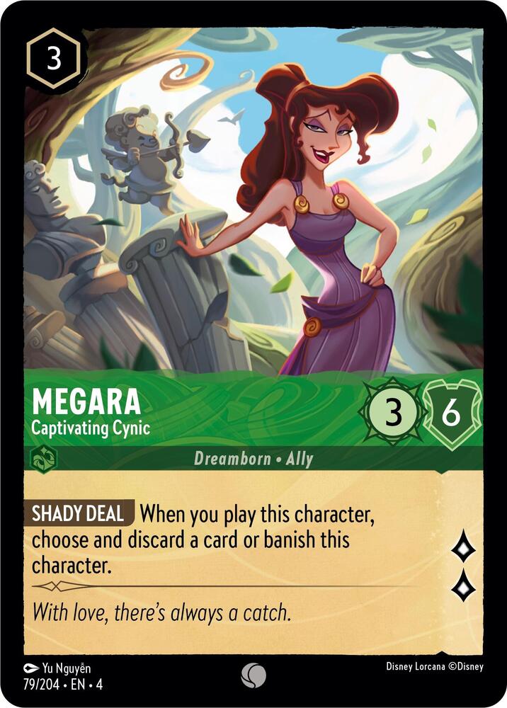 [Foil] Set 4 079/204 Megara - Captivating Cynic C