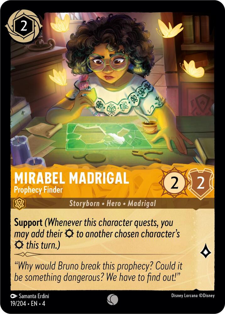 Set 4 019/204 Mirabel Madrigal - Prophecy Finder C