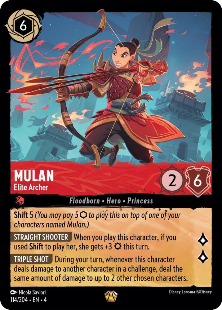 Set 4 114/204 Mulan - Elite Archer L