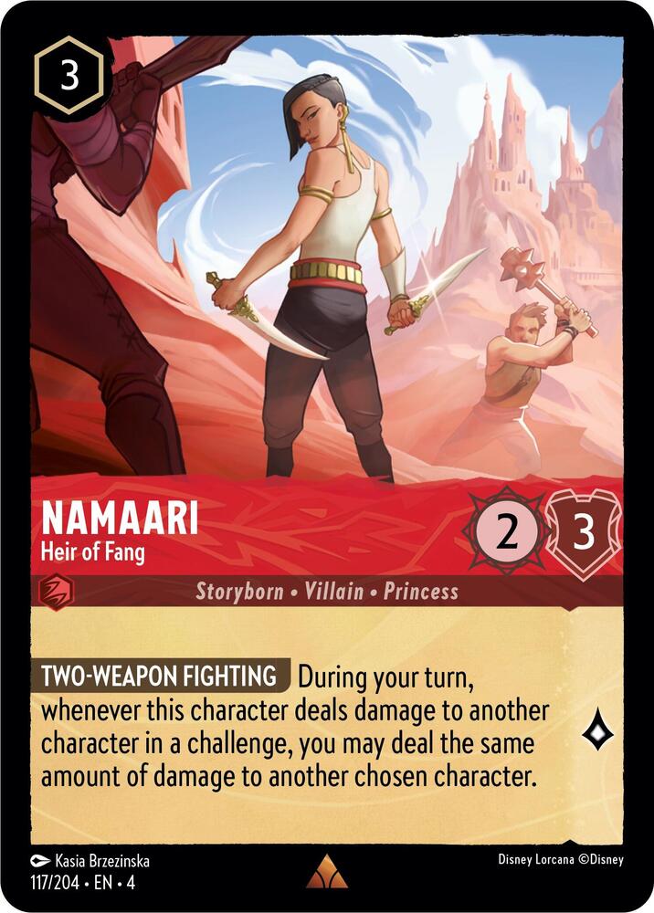 Set 4 117/204 Namaari - Heir of Fang R