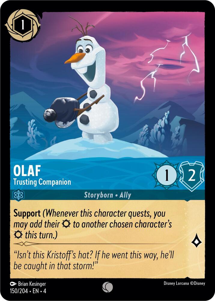 [Foil] Set 4 150/204 Olaf - Trusting Companion C