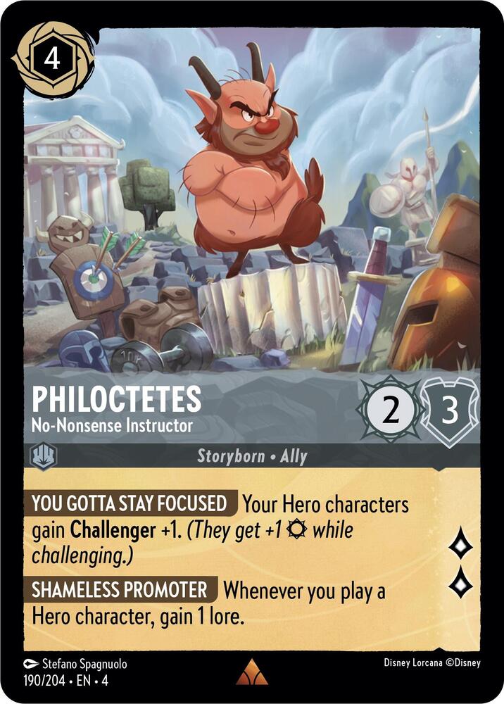 Set 4 190/204 Philoctetes - No-Nonsense Instructor R