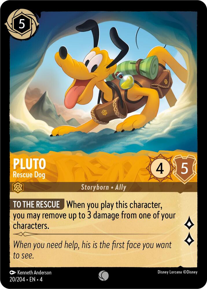 Set 4 020/204 Pluto - Rescue Dog C