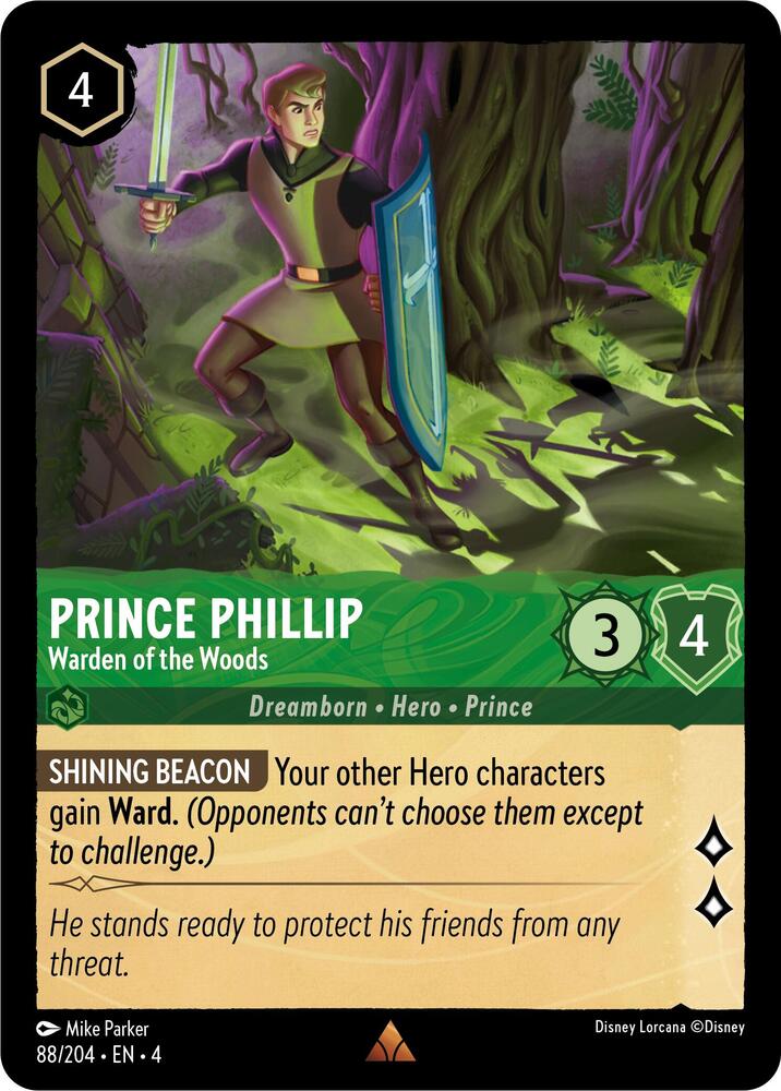 Set 4 088/204 Prince Phillip - Warden of the Woods R